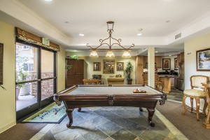 clubhouse and billiards room at Village Court