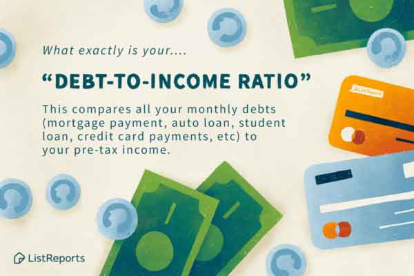 Debt to income infographic