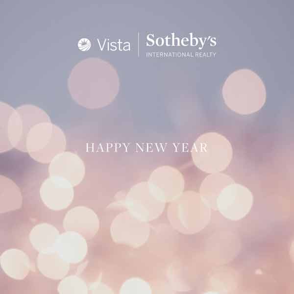 Happy New Year from Vista Sotheby's