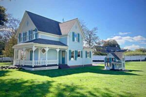 Home with matching play house